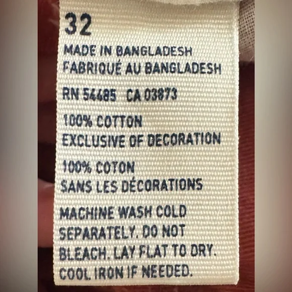 Vintage American Eagle Outfitters Men's Cargo Shorts - Brick Red - Picture 4 of 4